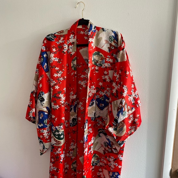 Vintage Silk Robe - Picture 1 of 2